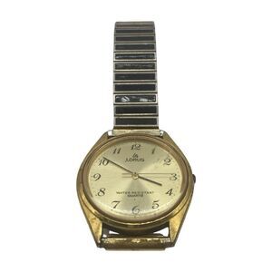 Lorus Y131-8030 Men's Gold Tone Quartz Watch w/Band Needs Battery